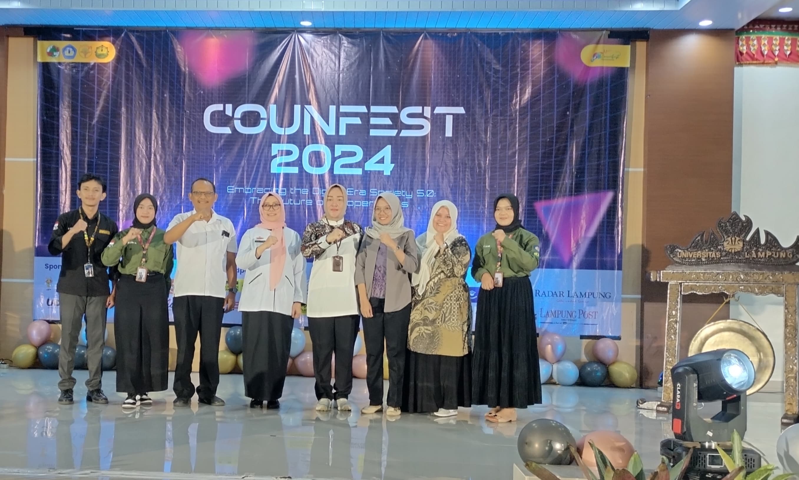 Kopma Unila Gelar Counfest 2024, Beri Pemahaman Pengelolaan Koperasi Kepada SMA Se Lampung 