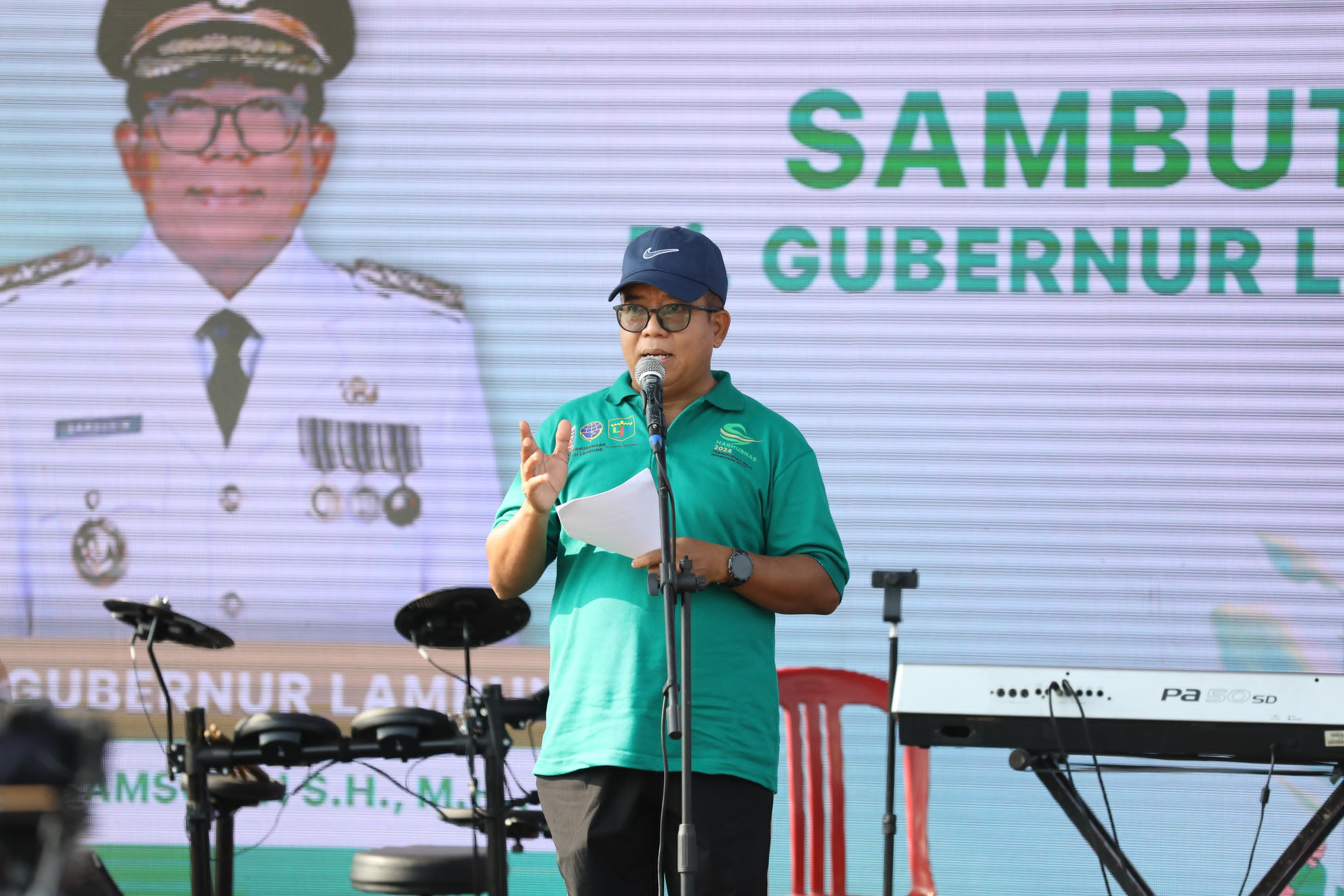 Pj. Gubernur Samsudin Sebut Sektor Perhubungan Penting Dalam Dukung Pembangunan Lampung