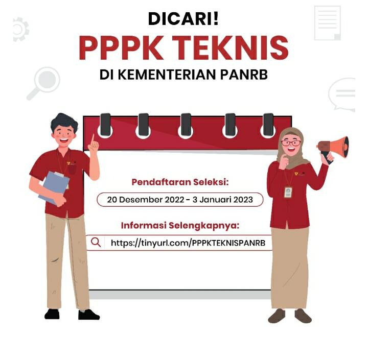 Pembukaan Pendaftaran Seleksi PPPK Teknis Kementerian PAN-RB Tahun Anggaran 2022
