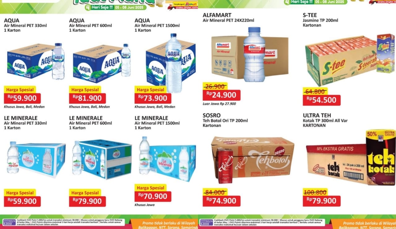 Promo JSM Alfamart Kategori Kartonan Spesial Idul Adha 2025, Cek Katalognya