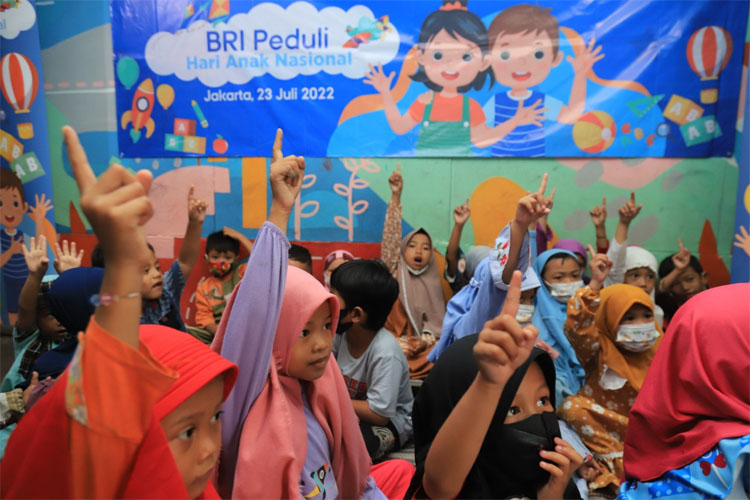 Peringati Hari Anak Nasional, BRI Selenggarakan Kegiatan Bersama Pelajar dan Aktivis Lingkungan