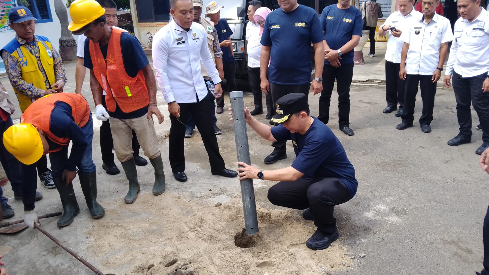 Pjs. Wali Kota Optimis Penanaman Biopori Mampu Kurangi Dampak Banjir