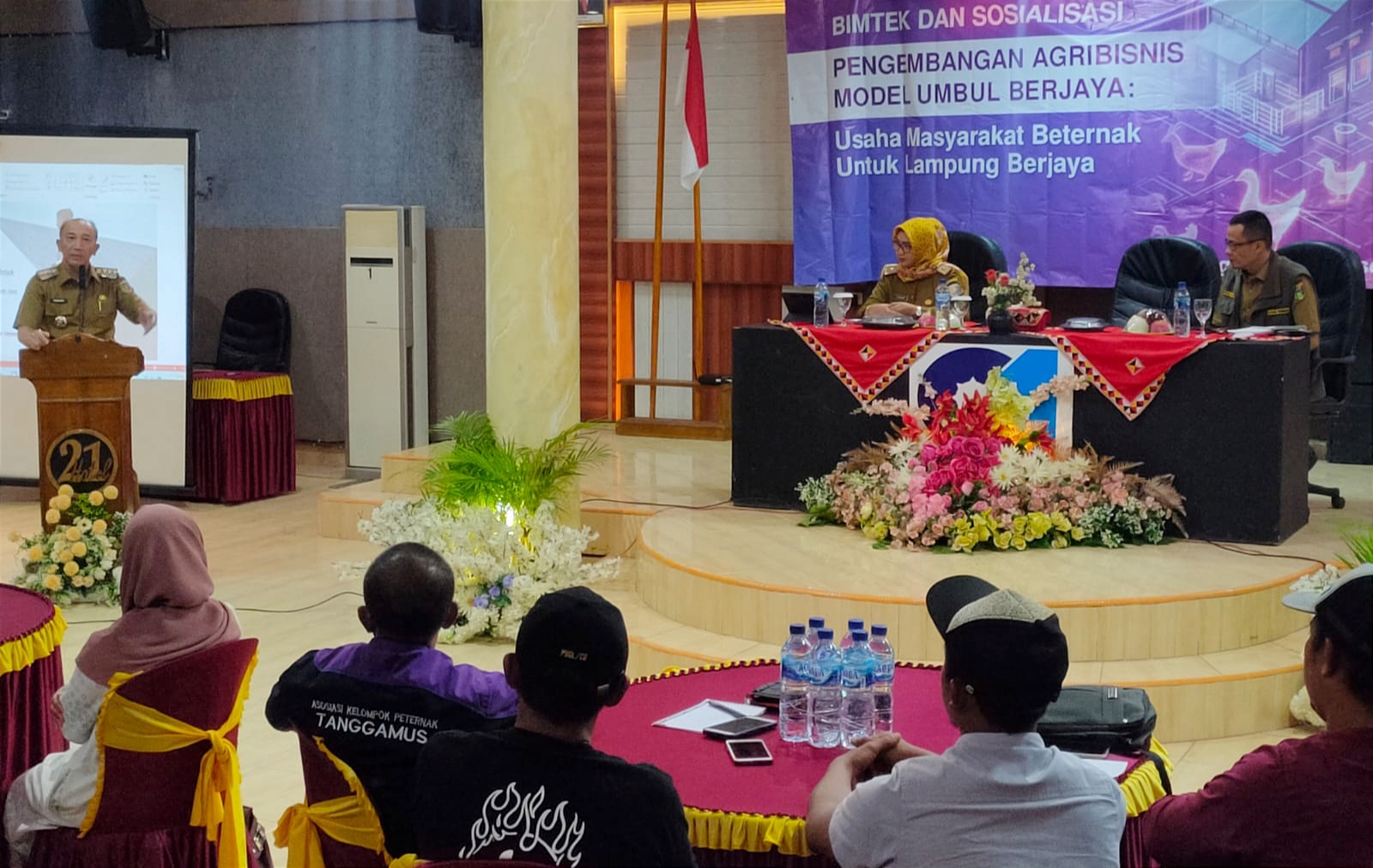 Pj. Bupati Tanggamus Lampung Buka Bimtek dan Sosialisasi Pengembangan Agribisnis Model Umbul Berjaya 