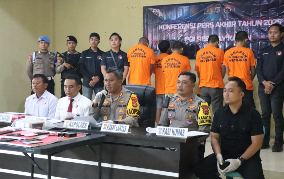 Kasus Narkoba di Way Kanan Meningkat, Kapolres: Ini Alarm untuk Selamatkan Generasi Muda