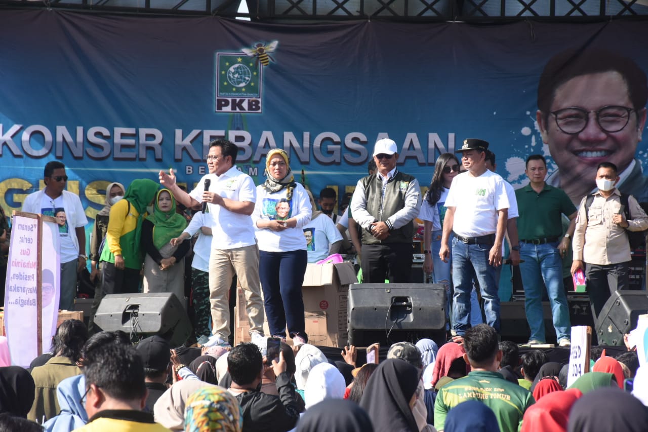 Di Lampung, Cak Imin Minta Restu Ibu-Ibu untuk Jadi Presiden