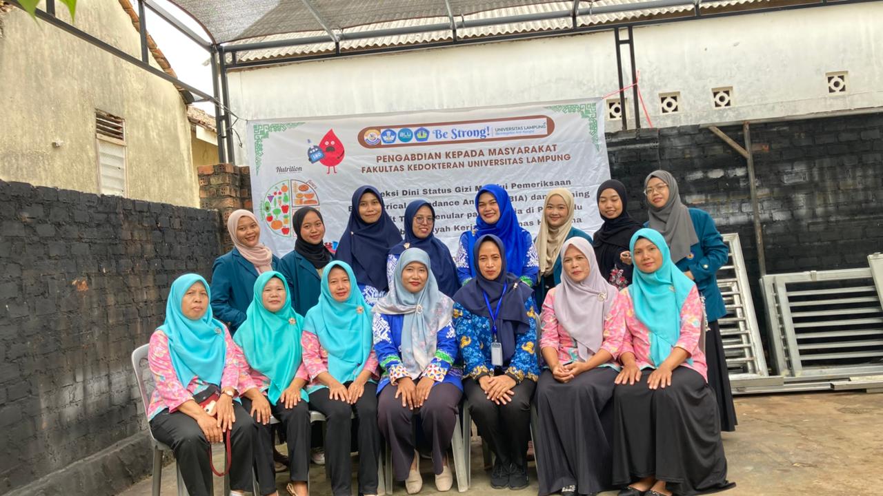 Dosen FK Unila Lakukan Deteksi Dini Penyakit Tidak Menular &  Status Gizi pada Lansia