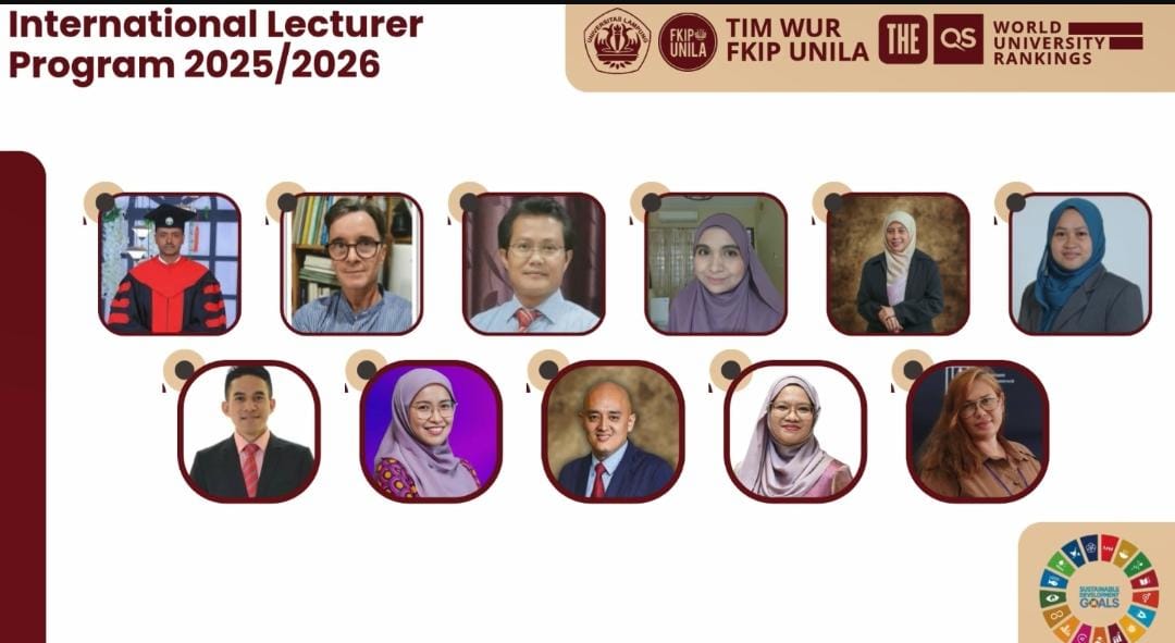 FKIP Unila Go International, Hadirkan 11 Pakar Dunia Lewat International Lecturer Program