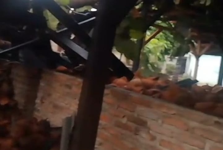 Cuaca Ekstrem Landa Pringsewu, Warga Panik di Tengah Siang Bolong