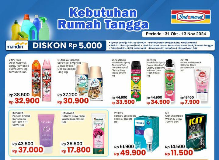 Promo Indomaret Lampung Serba Diskon, Dapatkan Potongan Harga Khusus Obat Nyamuk Rp 7 Ribu