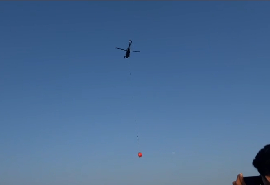 Water Bombing Karhutla TNWK Berlangsung, OMC Dijadwalkan Besok