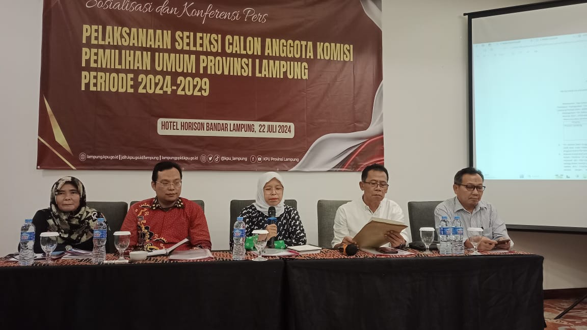 Rekrutmen Anggota KPU Lampung Periode 2024-2029 Resmi Dibuka, Ini Persyaratan yang Wajib Disiapkan