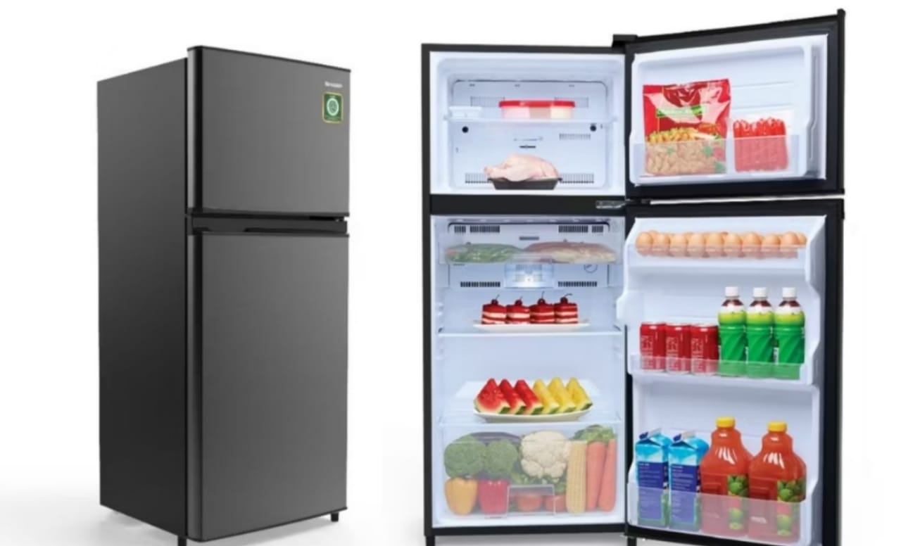 Hemat Listrik, Sharp Hadirkan Kulkas 2 Pintu Dengan Extra Freezer