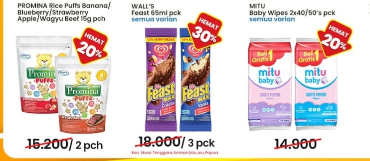 Serba 12 Ribu! Promo 12.12 Indomaret: Ada Kebutuhan Baby
