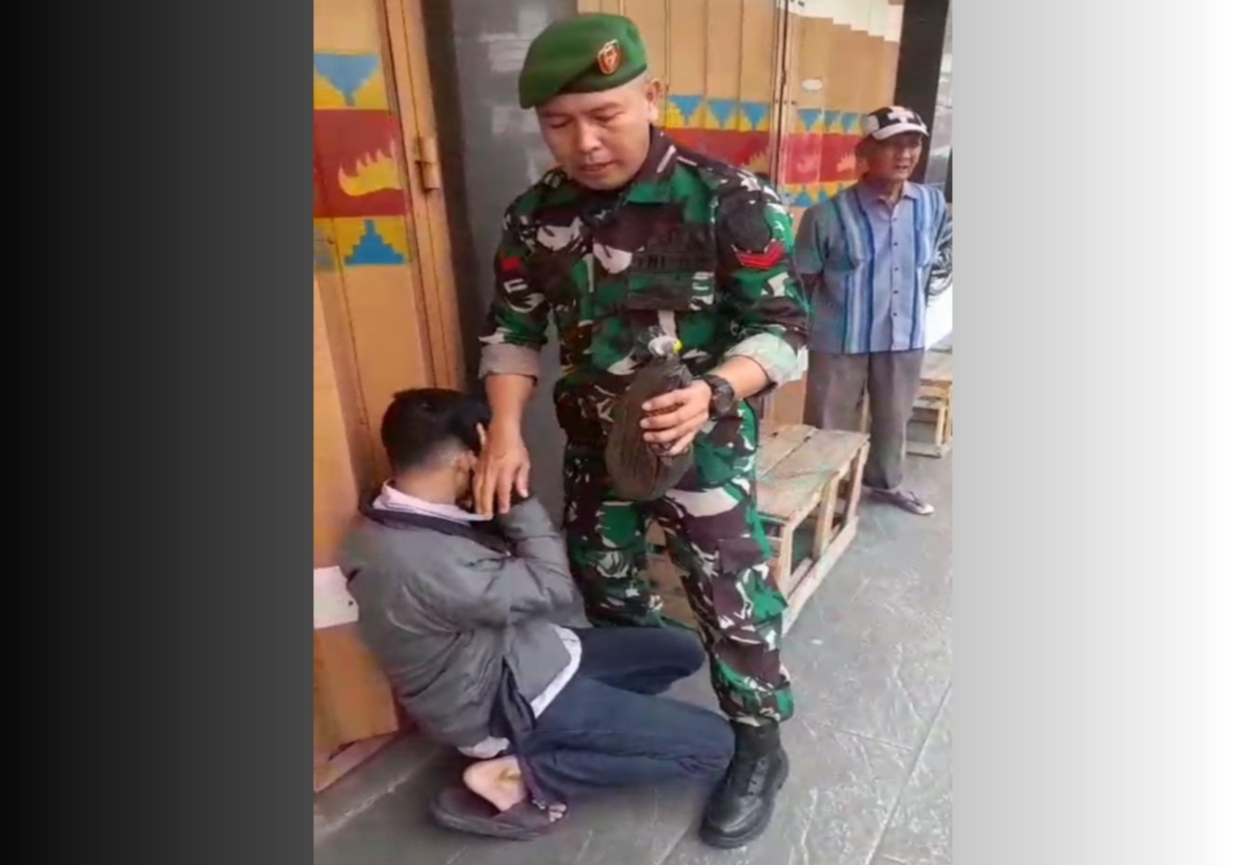 Diduga Provokator, Anggota TNI Amankan Tiga Pembawa Bom Molotov yang Hendak Ikut Demo Lampung 