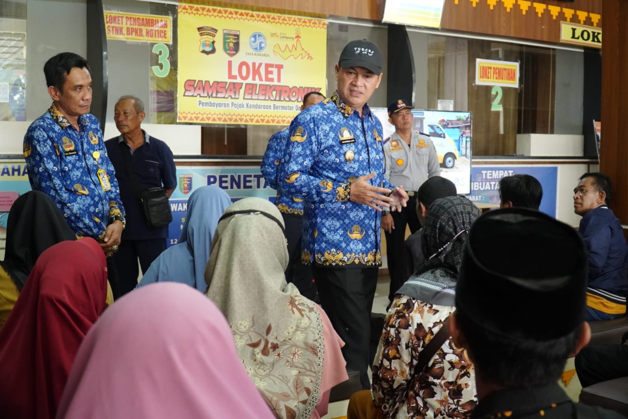 Bupati Novriwan Tinjau Sekaligus Simulasi Progam Pemutihan Pajak