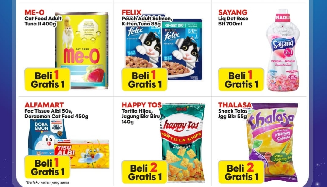 Hanya 1 Hari, Promo 12.12 Double Date Alfamart: Ada Camilan Anabul Juga! 