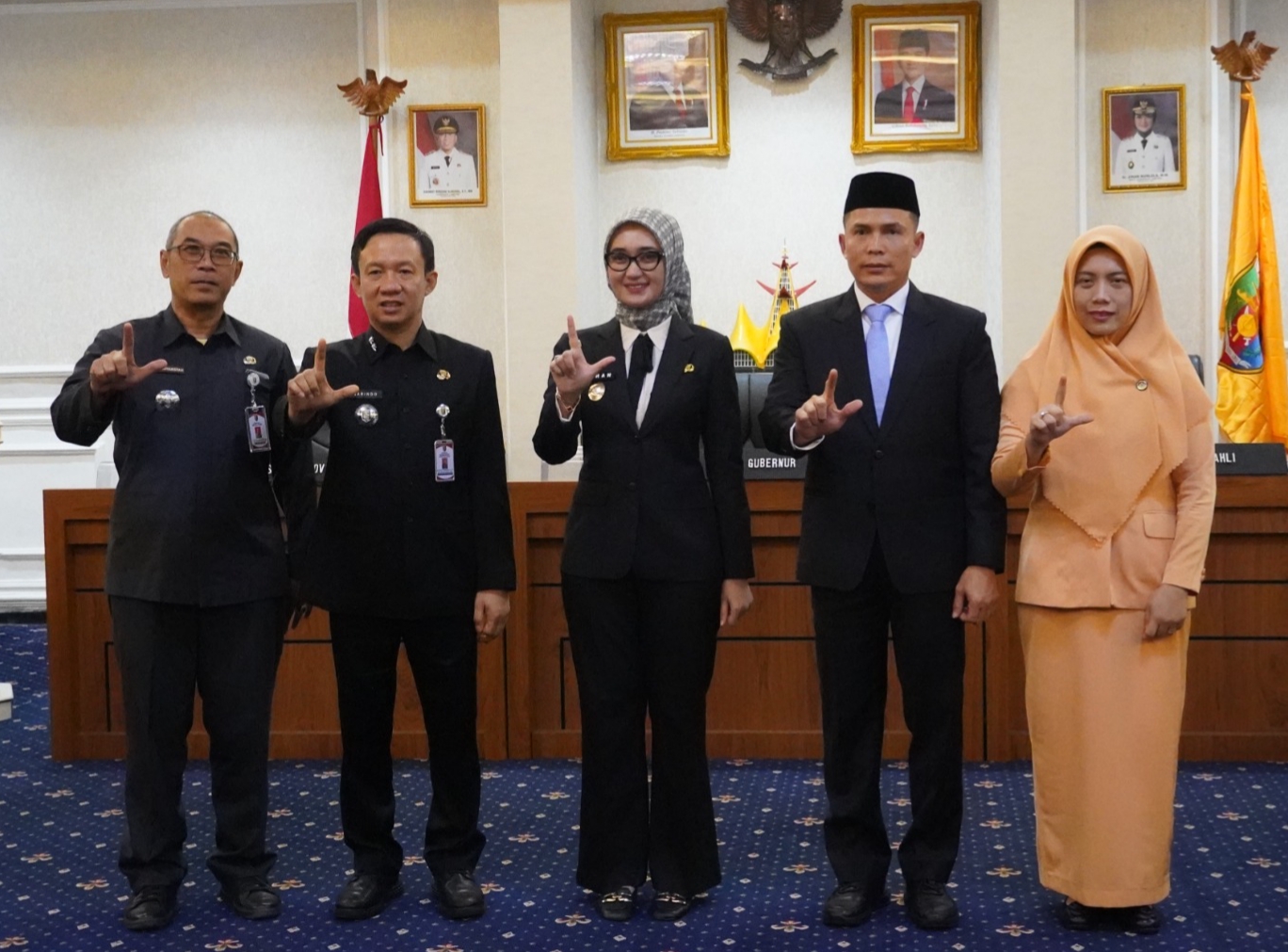 Lantik Kepala Biro Adpim, Jihan Tekankan Penguatan Sinergi Antar perangkat Daerah