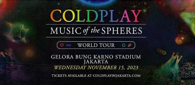 Resmi, Segini Harga Tiket Konser Coldplay, Paling Mahal Rp11 Juta?