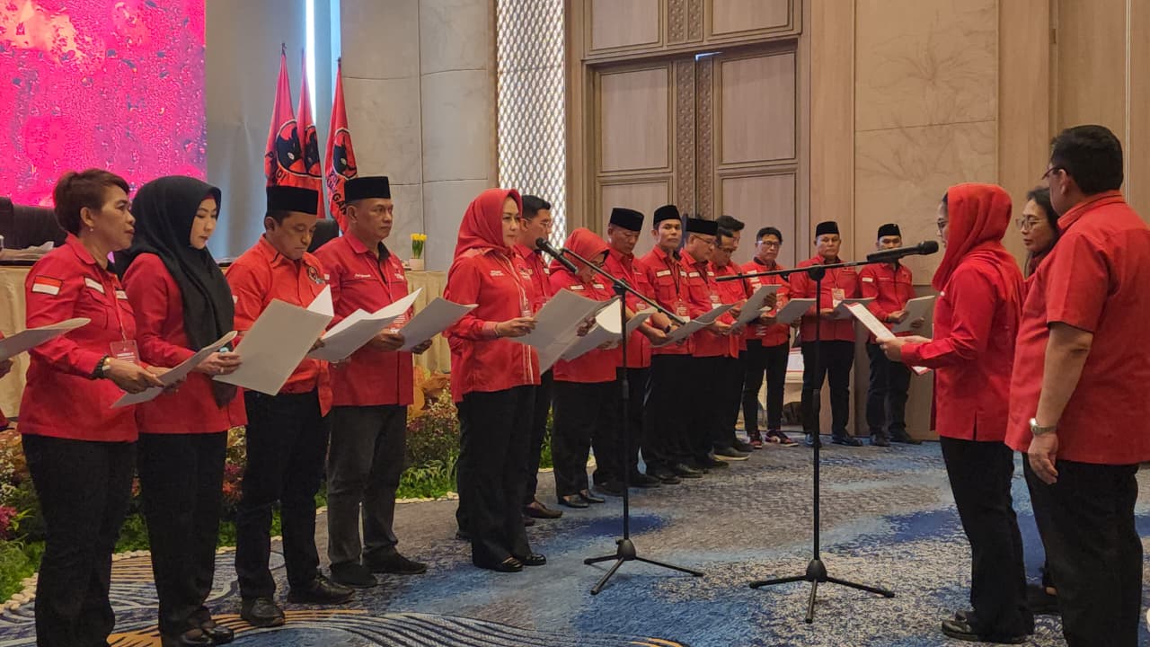 Resmi Dilantik, Winarti Jabat Ketua DPD PDI Perjuangan Lampung