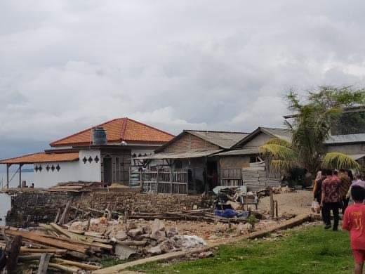 Minim Ketegasan, Rumah Megah di Pinggir Pantai Sukaraja Bandar Lampung Masih Berdiri Kokoh