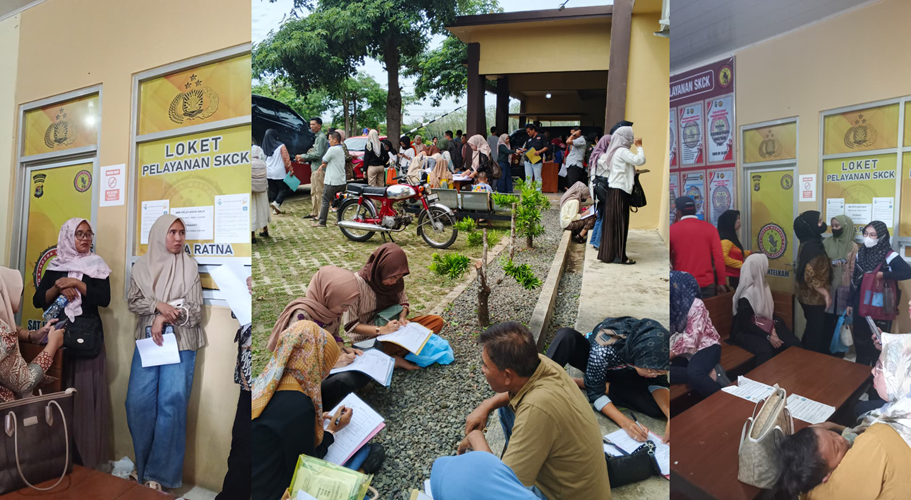 Antrean SKCK Membeludak untuk Syarat PPPK Paruh Waktu, Polres Tubaba Tetap Buka Layanan di Hari Libur