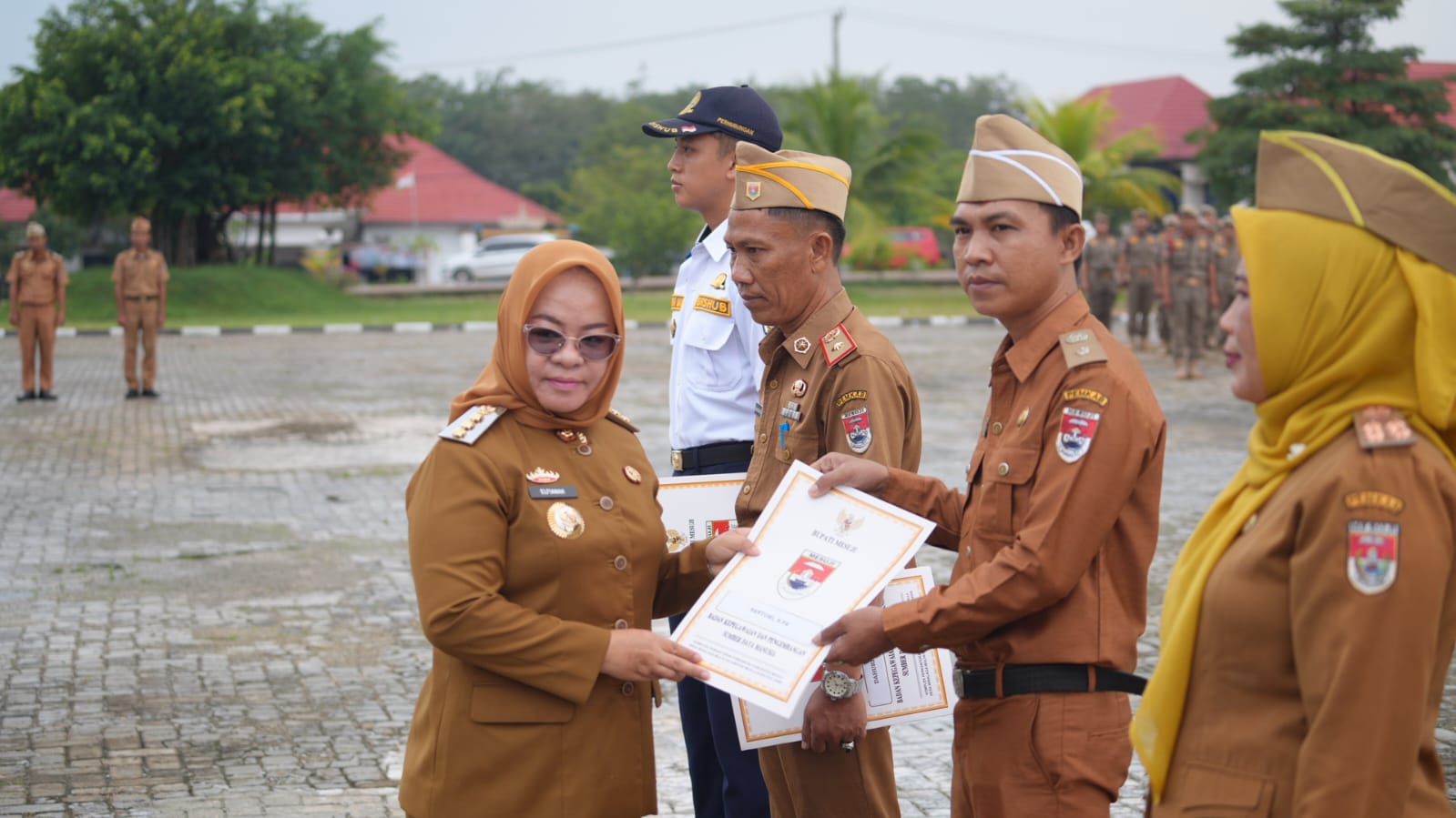 165 PNS Mesuji Naik pangkat, Begini Pesan Bupati 