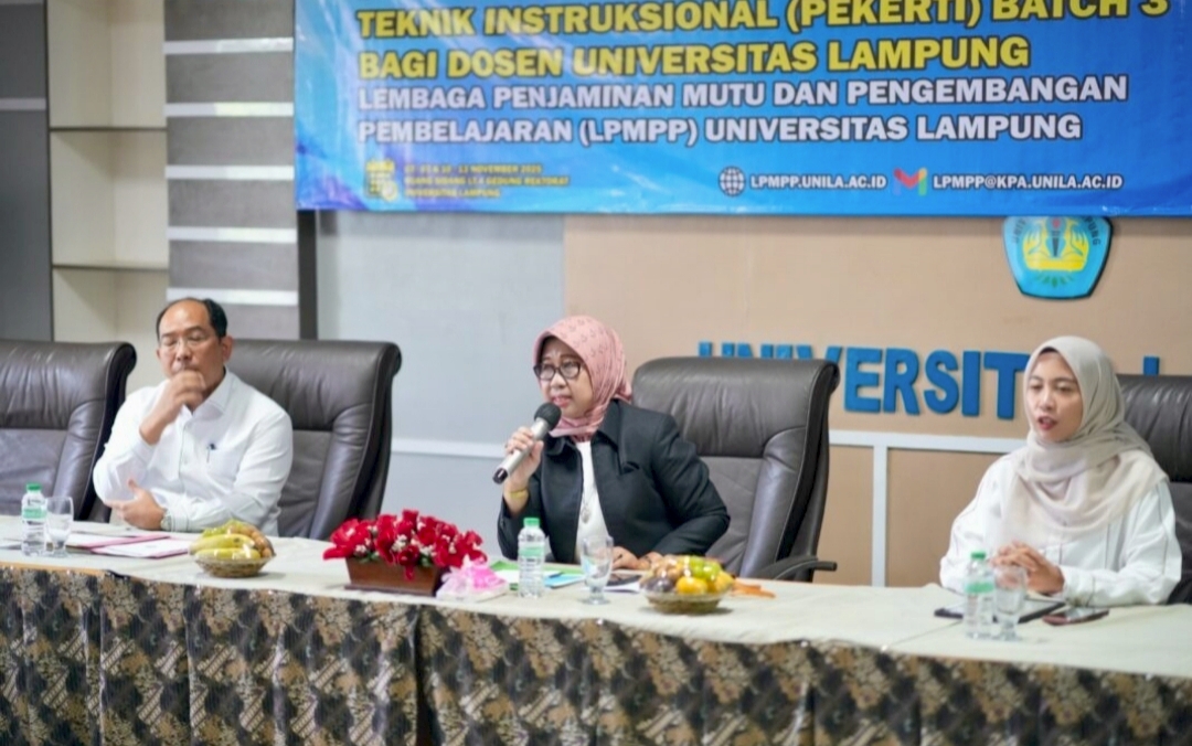 Pentingnya Pelatihan Pekerti Bagi Dosen, Rektor Unila: Langkah Strategis Untuk Peningkatan Kompetensi Dosen