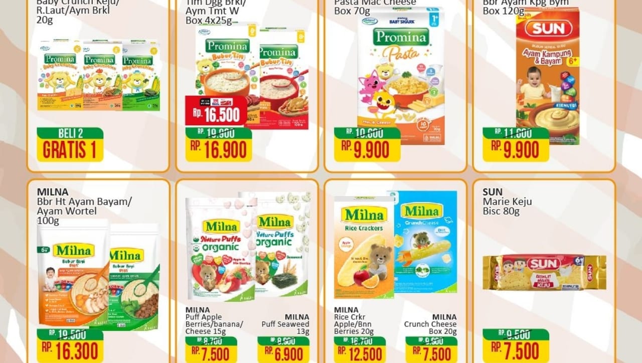 Babyfoods Fair! Promo Makanan Bayi di Alfamart, Dijamin Murah dan Berkualitas