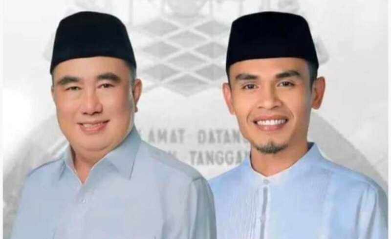 Kontestasi Bupati Tanggamus 2024, Saleh Asnawi-Agus Suranto 59,8 Persen, Dewi Handajani-Amar Siradjudin 39,8 %