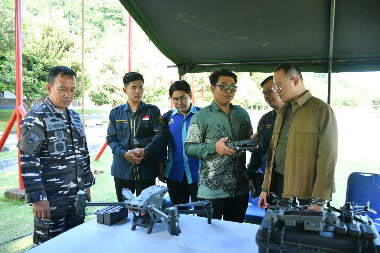 Teknokrat  dan Brigif 4 Marinir BS Jalin Kerja Sama dalam Pengembangan Drone