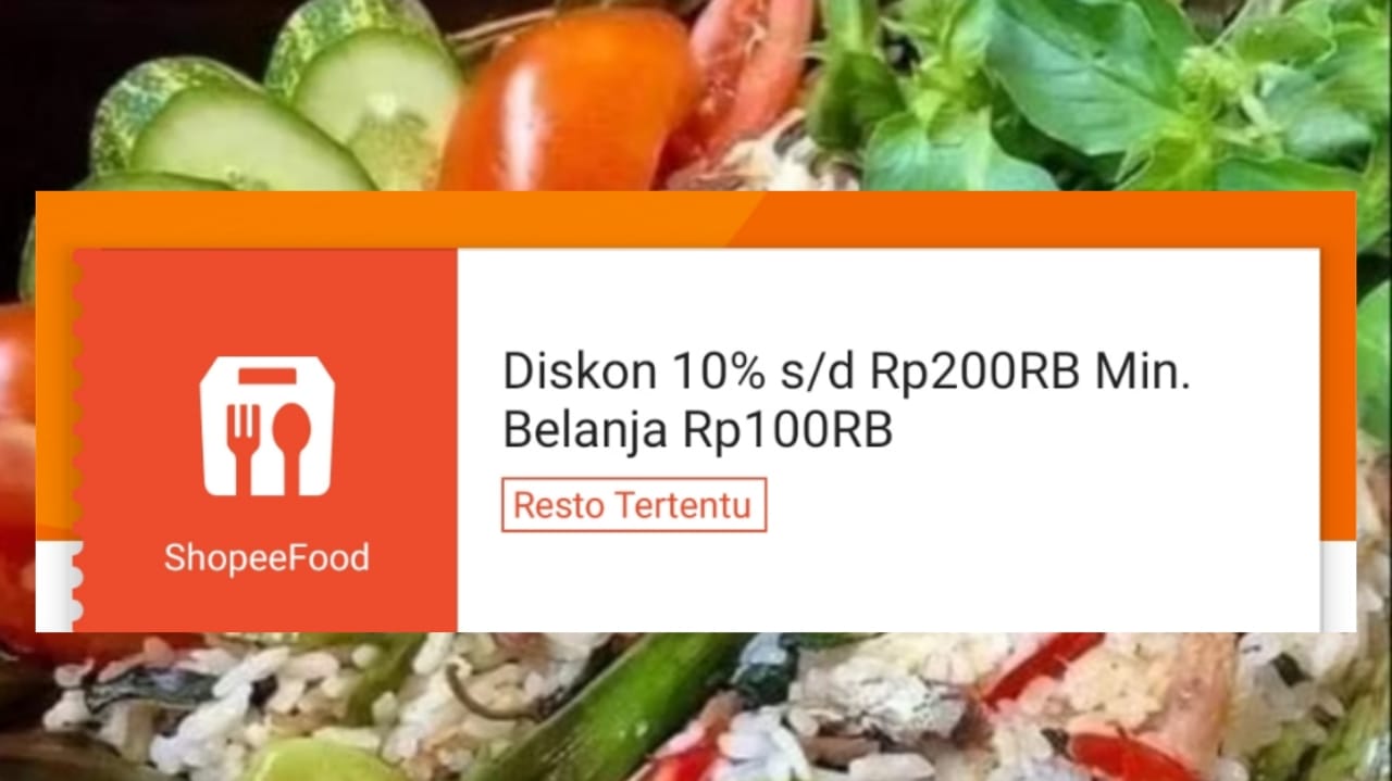 Dapatkan Diskon Rp200 Ribu Selama Seminggu Dengan Promo ShopeeFood, Klaim Vouchernya!