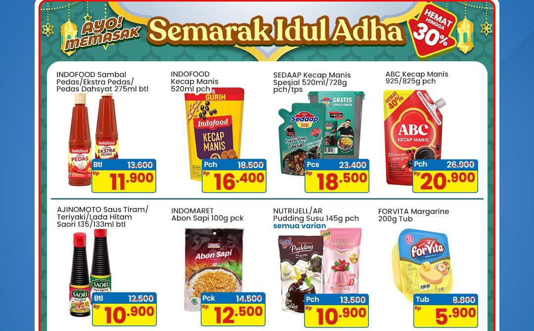 Promo Indomaret Spesial Semarak Idul Adha, Penuhi Kebutuhan Dapur Lewat Diskon Hari Ini