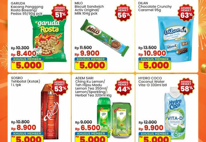 Serbu Promo Indomaret Spesial 1 Januari 2025, Dapatkan Diskon Serba Rp 5 Ribu Khusus Member