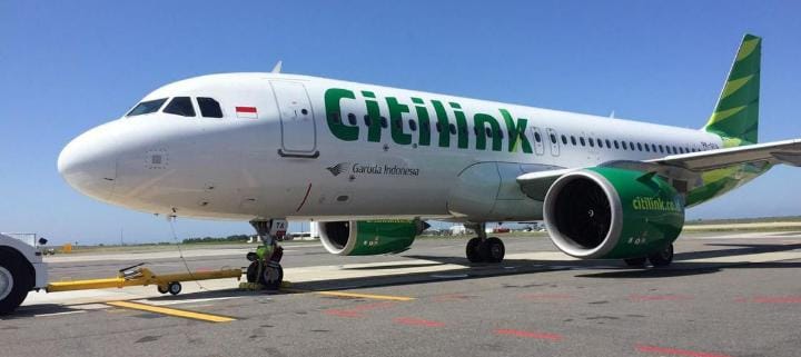 Citilink Kembali Mengudara di Langit Way Kanan Setelah Sempat Berhenti Beroperasi
