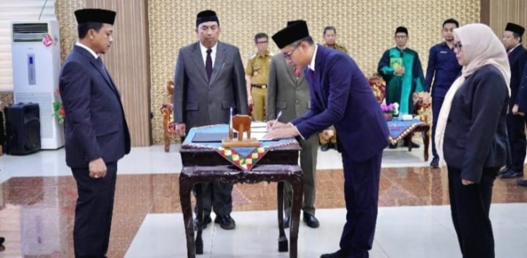 Perubahan Nomenklatur, Bupati Pringsewu Kukuhkan Ulang Sejumlah Pejabat