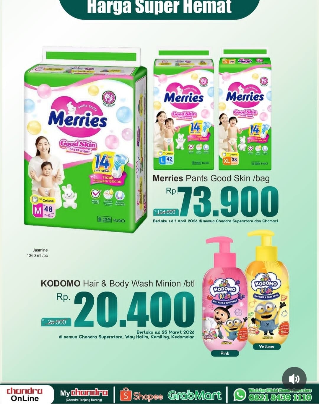 Chandra Superstore Gulirkan Promo 'Harga Super Hemat', Cek Daftar Harga Popok dan Perlengkapan Bayi Terbaru