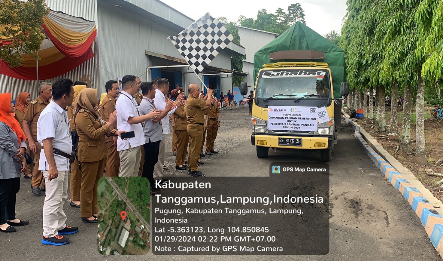 81.374 KPM di Tanggamus Lampung Dapat Bantuan Cadangan Pangan 2024