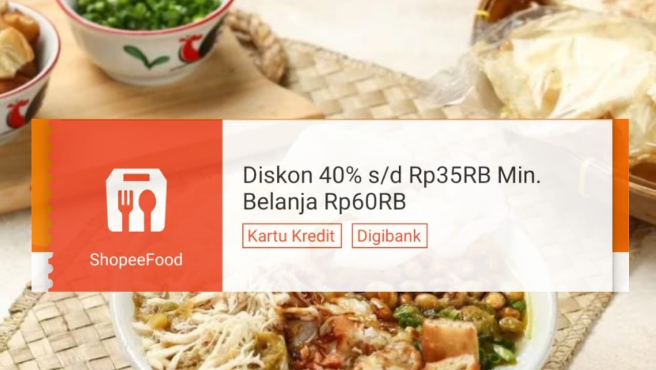 Sarapan Hemat Hingga Rp35 Ribu Dengan Digibank Pakai Promo ShopeeFood Hari Ini, Klaim Vouchernya Sekarang!