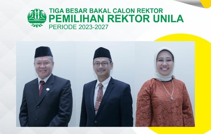 Officially Determined! This is Three Names of Candidates for Chancellor of the University of Lampung 