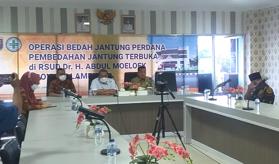 RSUDAM Lampung Lakukan Operasi Bedah Jantung Perdana