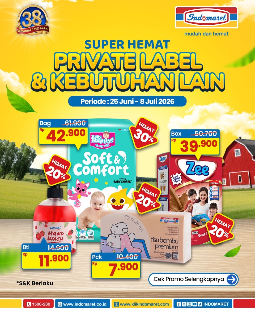 Hematnya Gak Main-main, Ini Daftar Lengkap Promo Super Hemat Indomaret Hingga 8Juli 2026