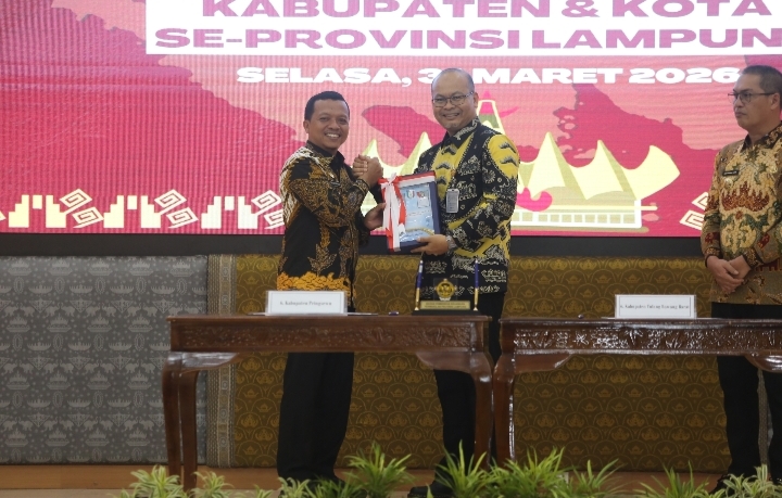 Capaian TLHP Tertinggi di Lampung, Pemkab Pringsewu Optimis Raih WTP ke-11