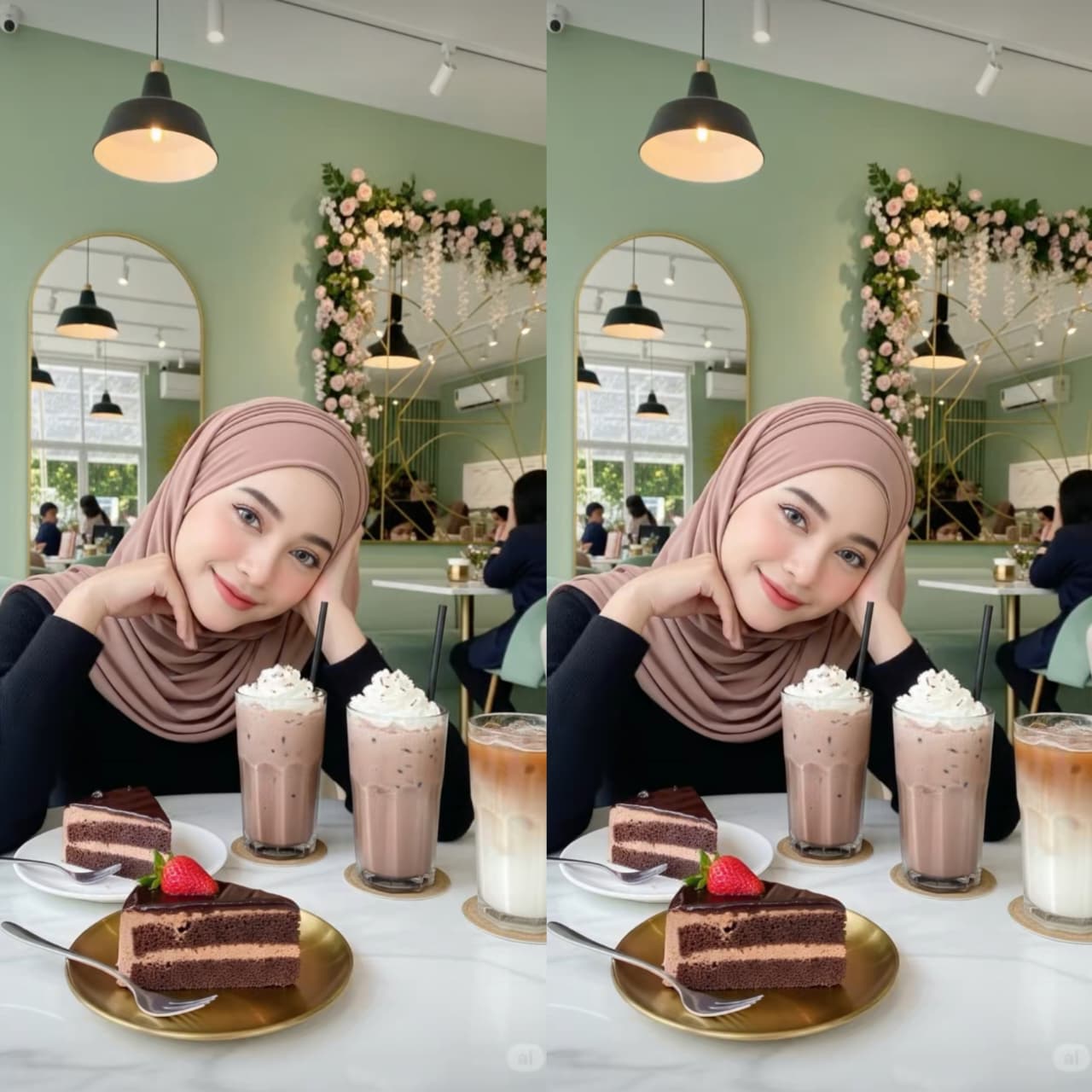 Hasilnya Bikin Kaget! Cuma Pakai Prompt Gemini AI, Foto Low-Quality ala Kafe Pastel Jadi Aesthetic Parah