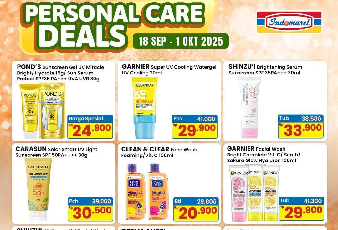 Promo Indomaret Spesial Harga Hemat! Diskon Potongan Paling Murah Sore Ini 