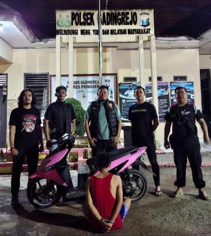 Pinjam Alasan Beli Rokok, Pria di Pesawaran Gelapkan Motor Teman