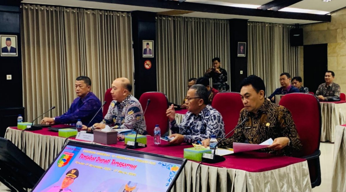 Pj. Bupati Tanggamus Lampung Paparkan Capaian Kinerja Dihadapan Tim Panelis Inspektorat Kemendagri