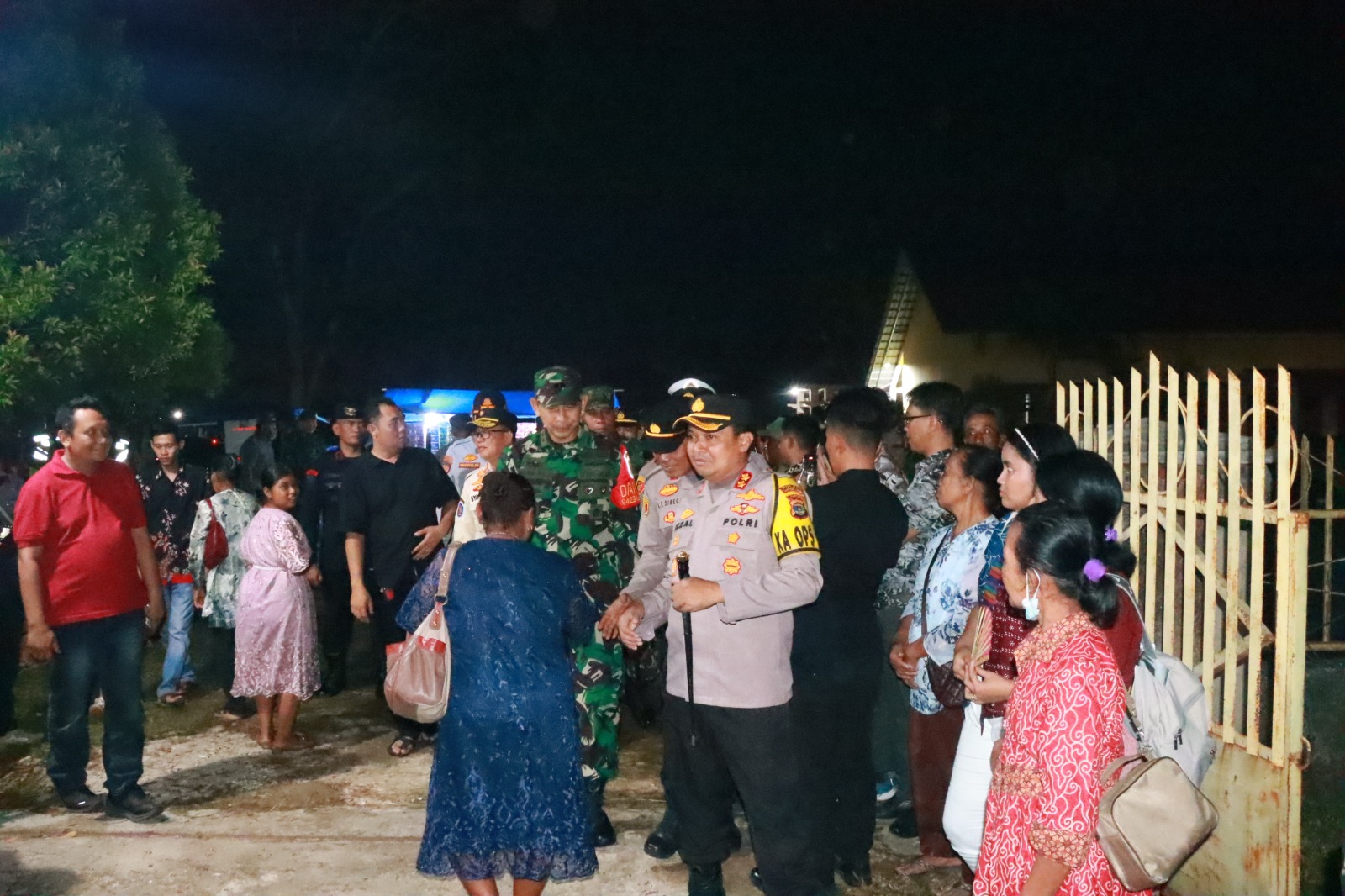 Amankan Perayaan Malam Natal, Polres dan Kodim 0429 Lamtim Gelar Patroli Skala Besar