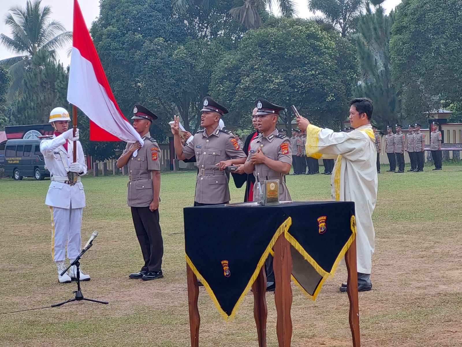 Selamat! Sebanyak 156 Bintara Polri Dilantik