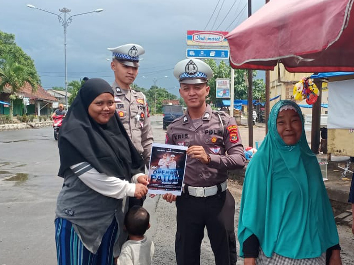 Satlantas Polres Lampung Timur Gencar Sosialisasikan OPK
