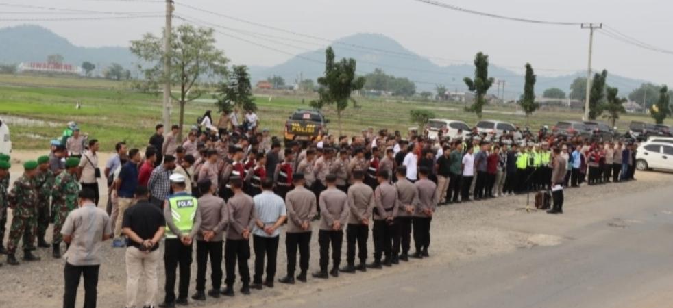 Amankan Kunker Presiden ke-7 Jokowi di Pringsewu, 285 Personel Gabungan ...